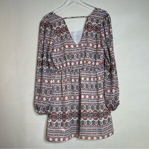 UMGEE Scoop neck, Gathered Waist Dress